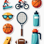 Fitness & Exercise - Sticker Sheet v17